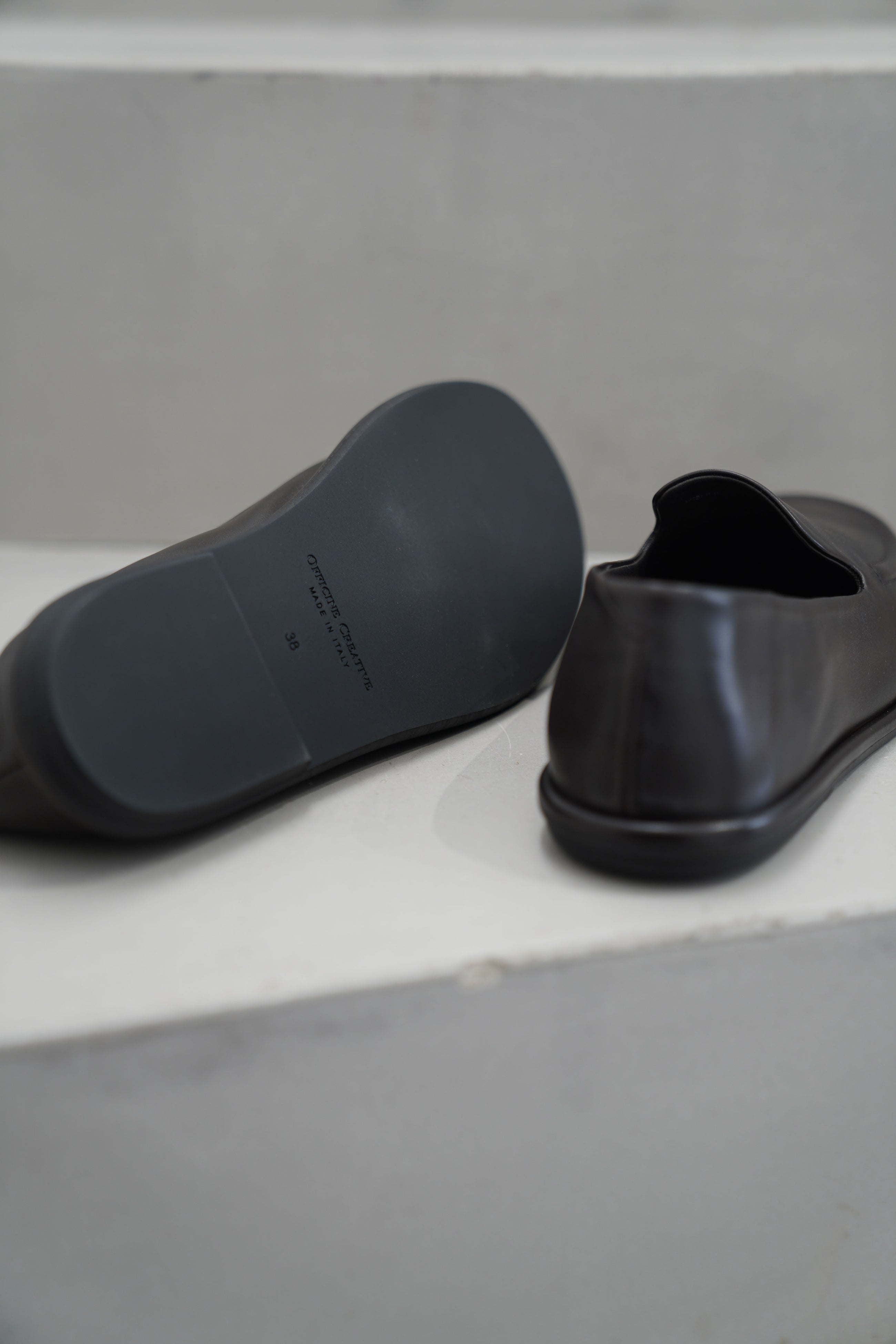 mienne 101 leather loafers brown