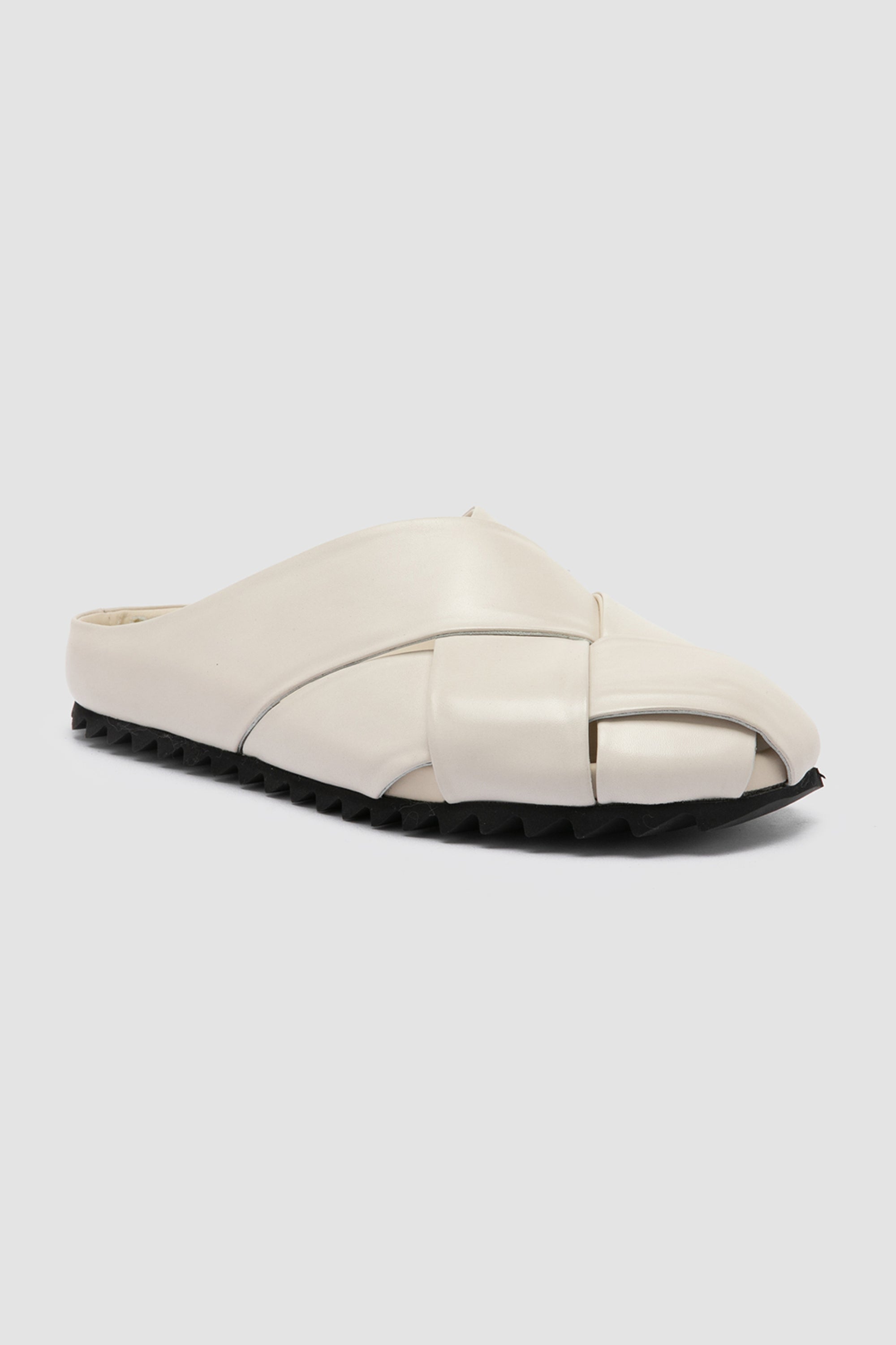 pelagie 018 leather slide sandals burreto nebbia