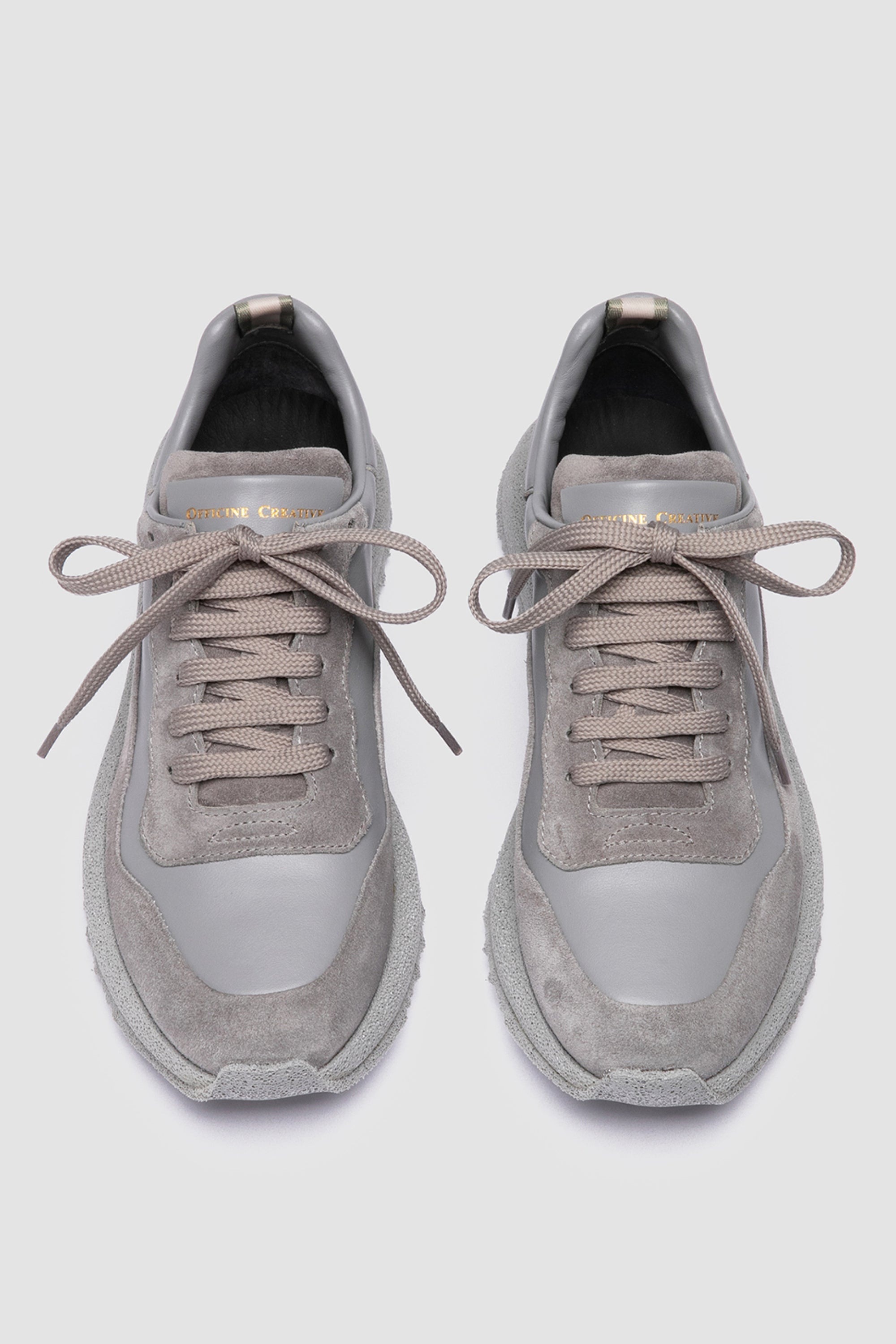 race rubrex 101 leather sneaker grey