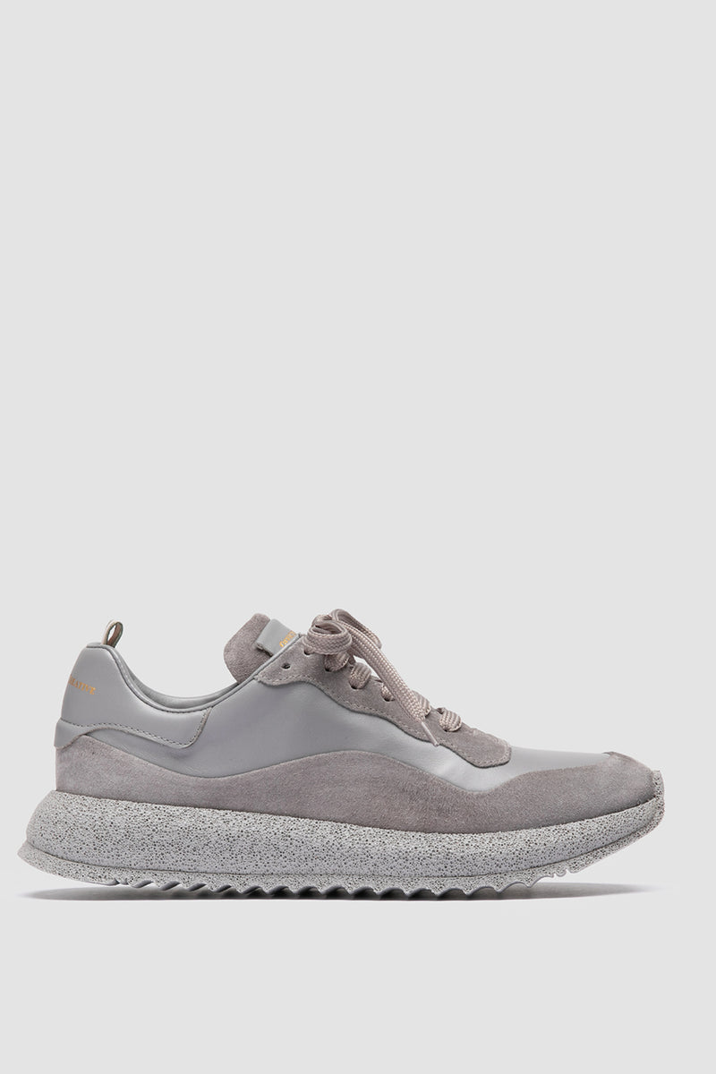race rubrex 101 leather sneaker grey