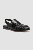solitude 102 slingback sandals leather black