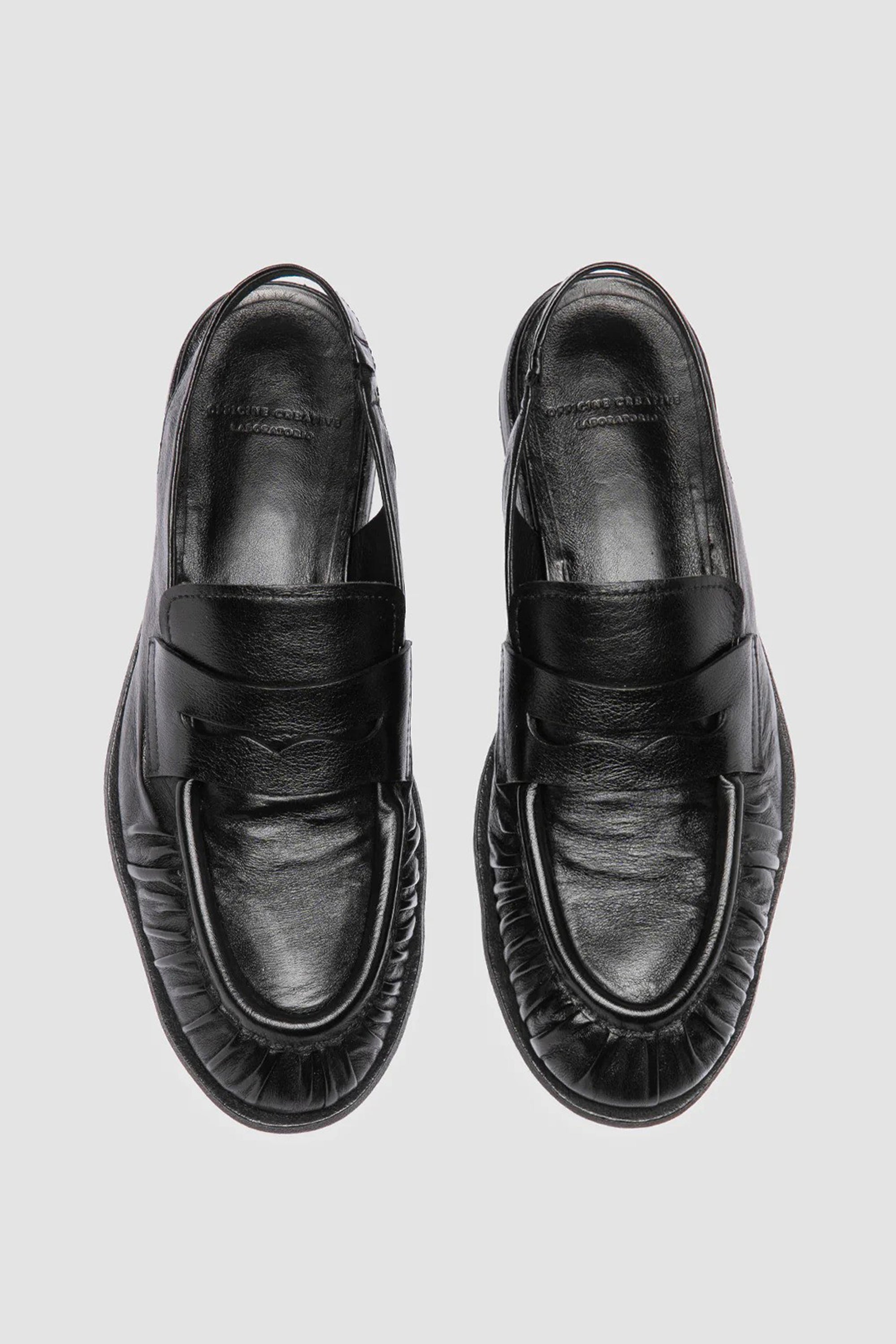 solitude 102 slingback sandals leather black