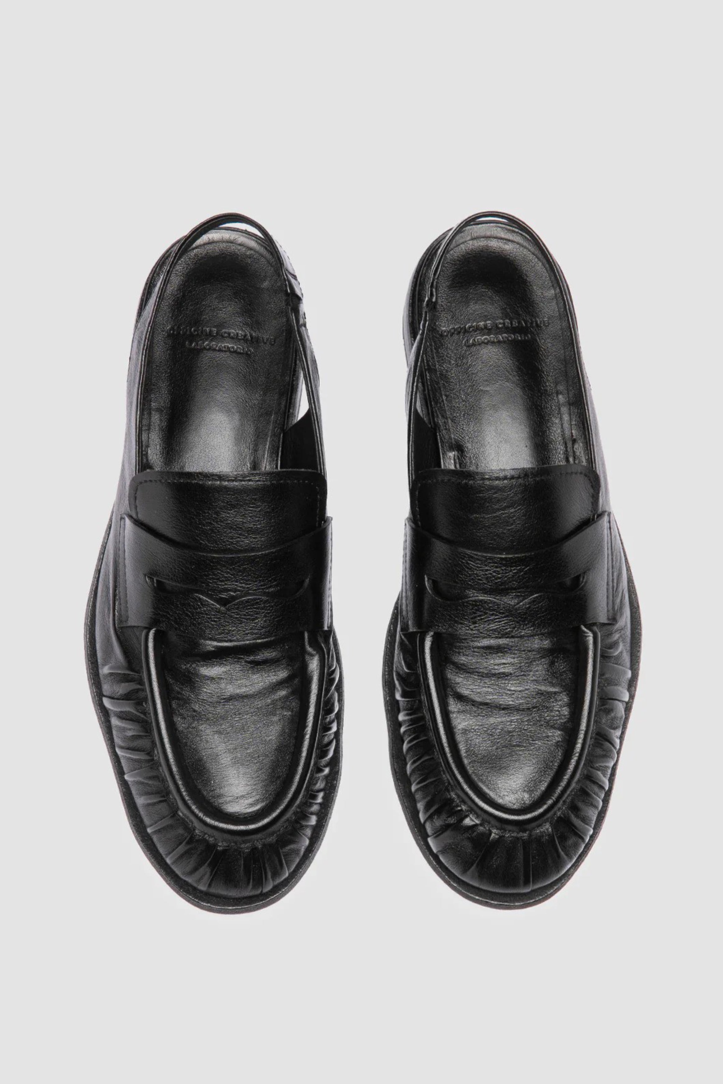 solitude 102 slingback sandals leather black