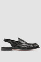 solitude 102 slingback sandals leather black