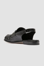 solitude 102 slingback sandals leather black