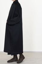 hiro coat wool cashmere black