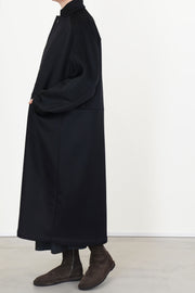 hiro coat wool cashmere black
