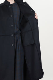 hiro coat wool cashmere black