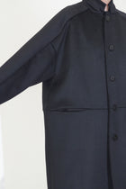 hiro coat wool cashmere black