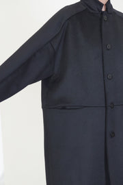 hiro coat wool cashmere black