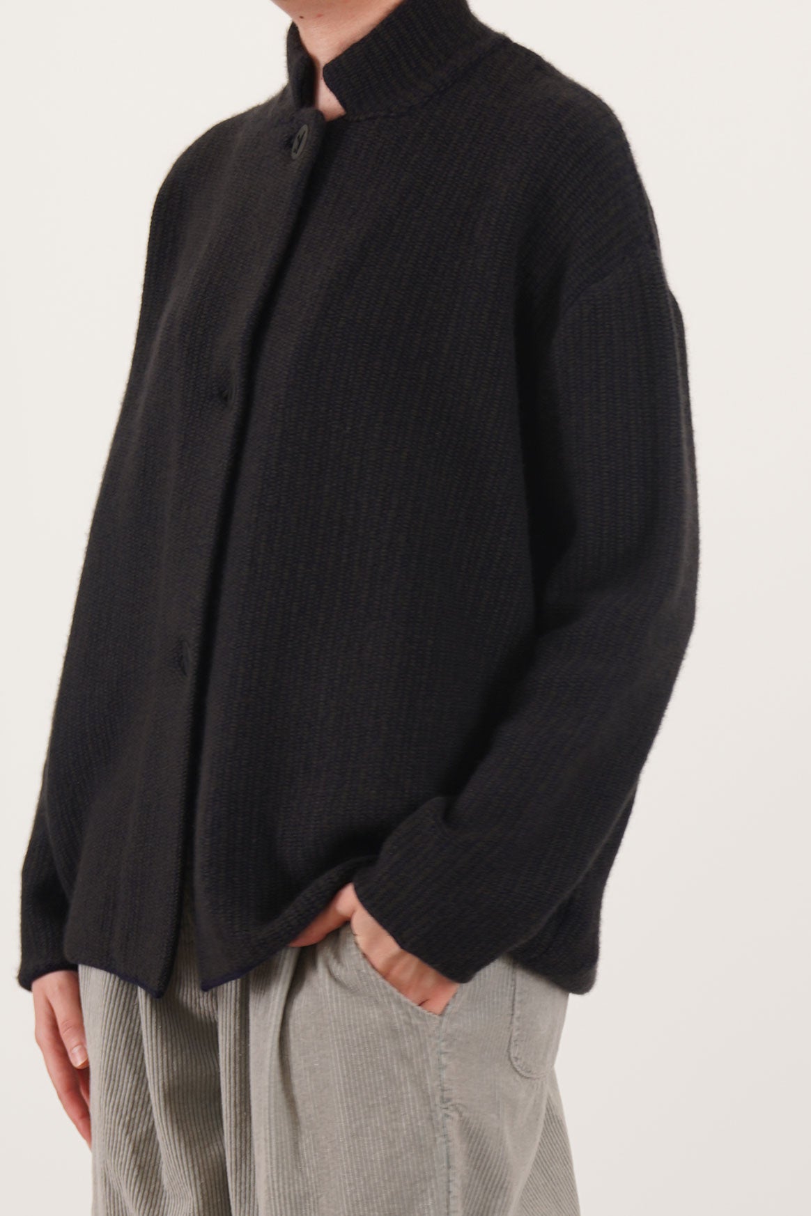 dawn cardigan cashmere forest ocean