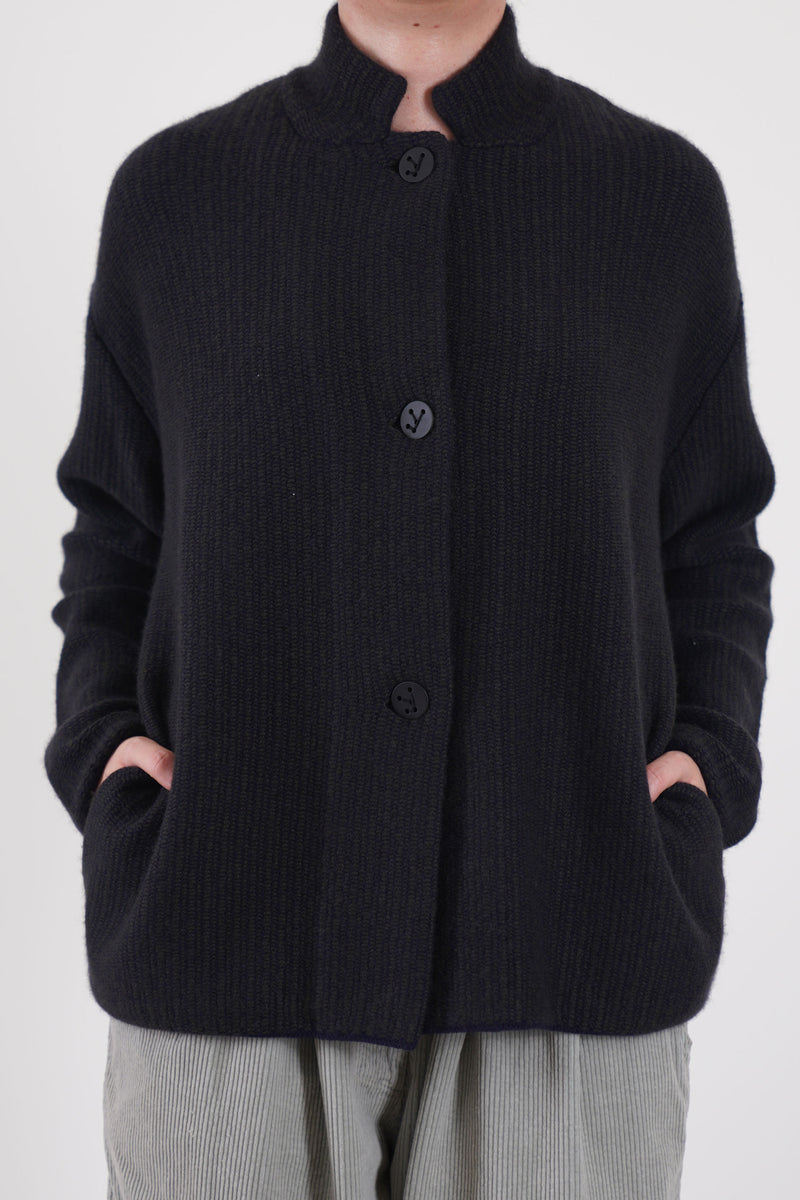 dawn cardigan cashmere forest ocean