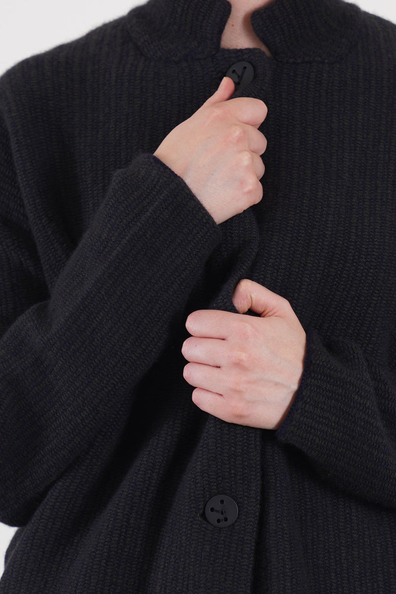 dawn cardigan cashmere forest ocean