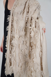 seren throw cashmere beige