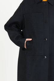 shield coat cashmere black
