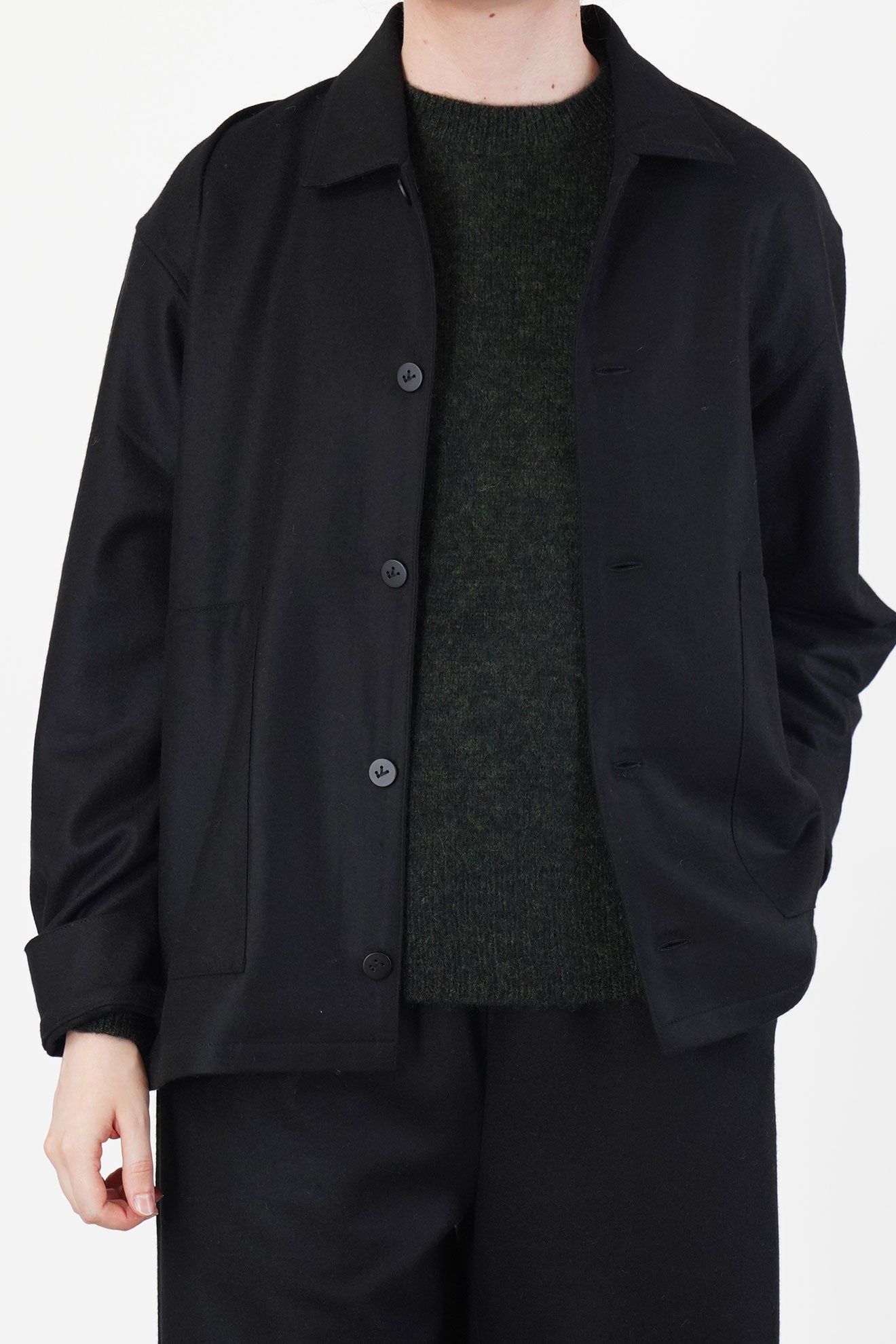 shirt taru cashmere black