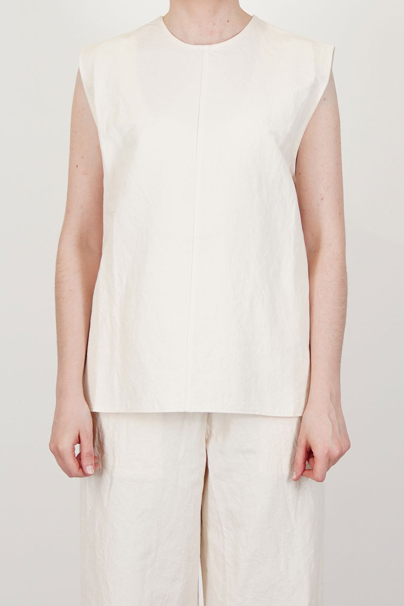 front view of oyuna still paper top ivory