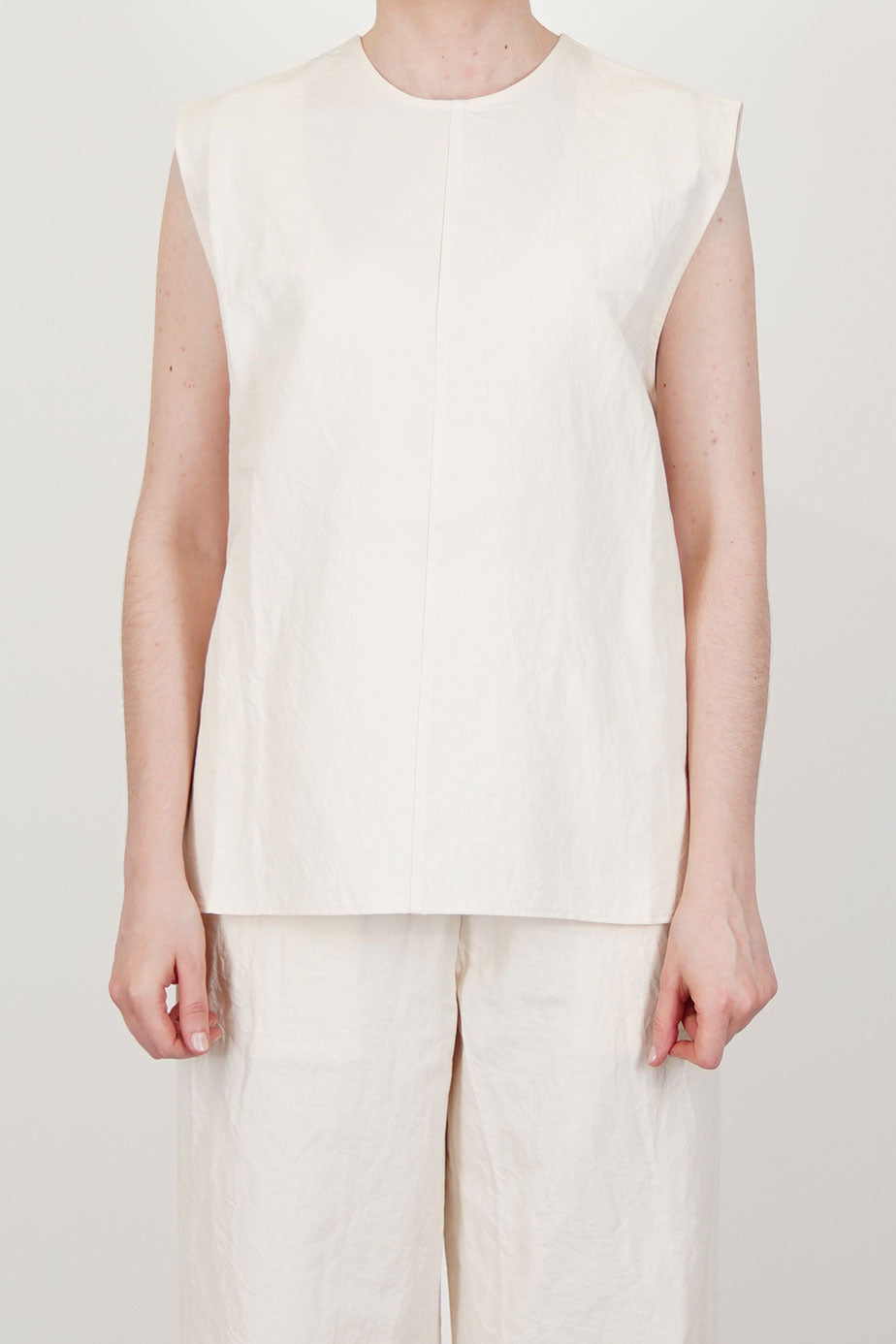 front view of oyuna still paper top ivory