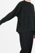 sweater mori cashmere silk pine jet