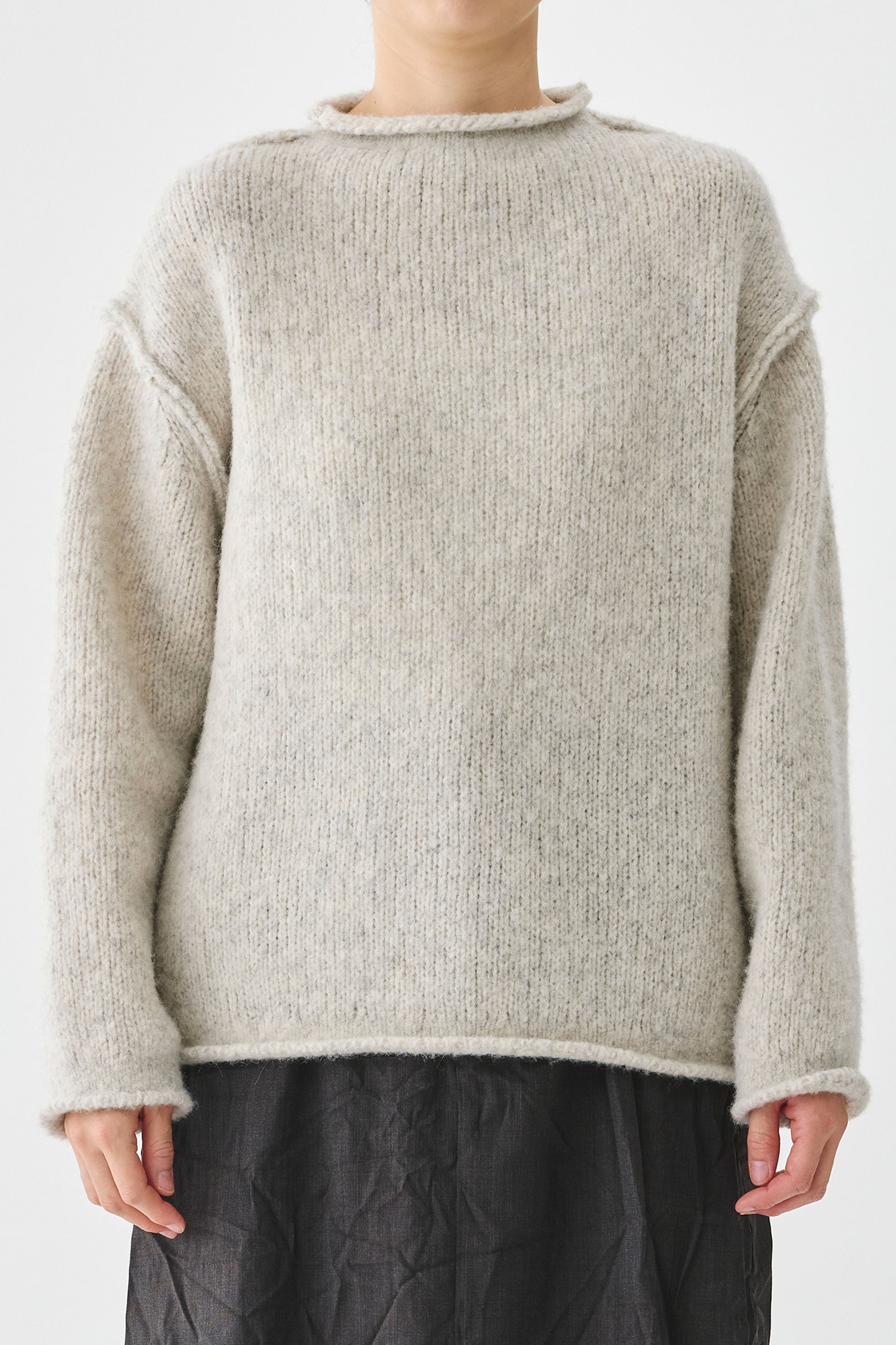 woolen knit natural