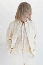 cotton linen jacket natural