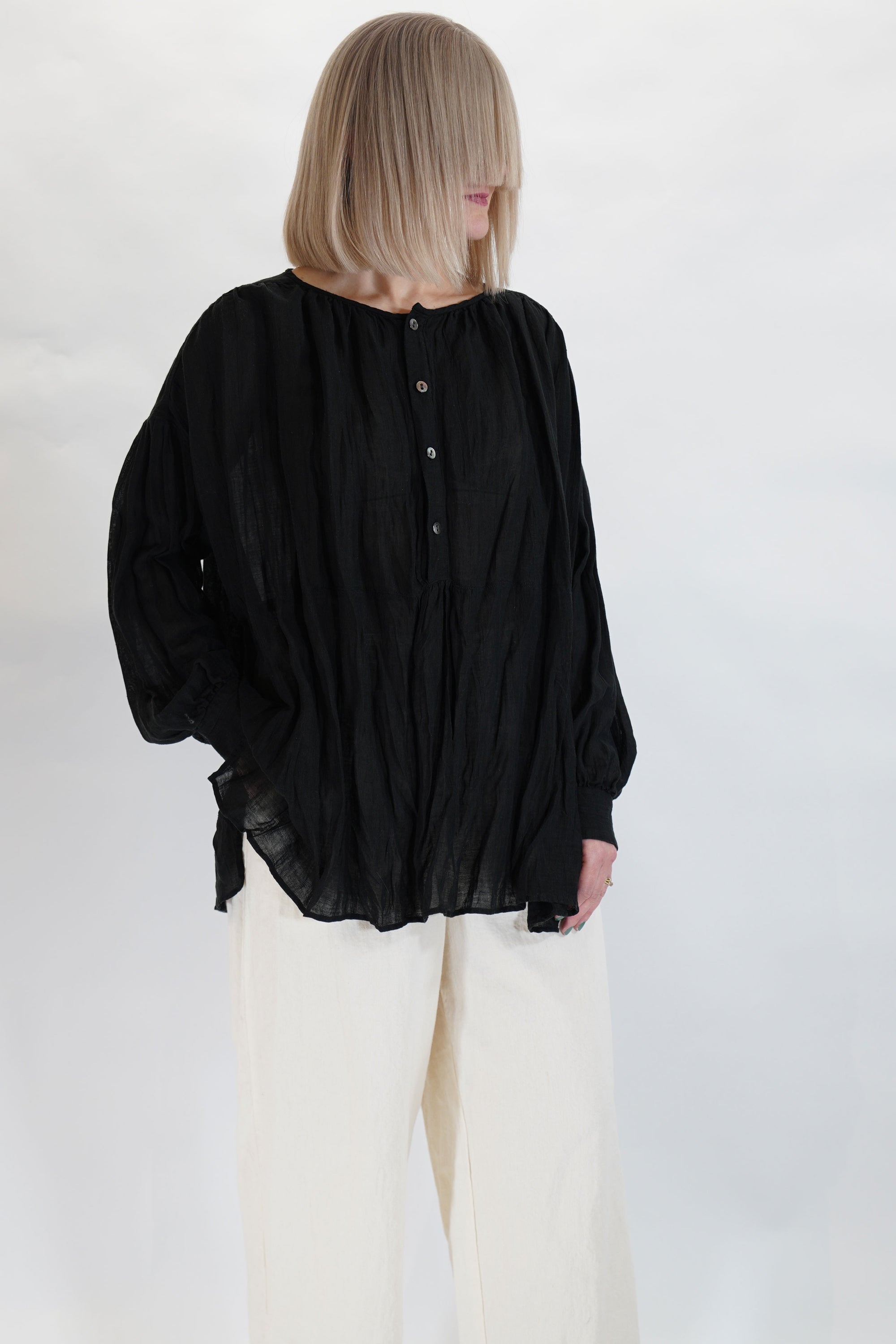 Voluminous Blouse Black