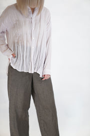 botanical dye blouse pink