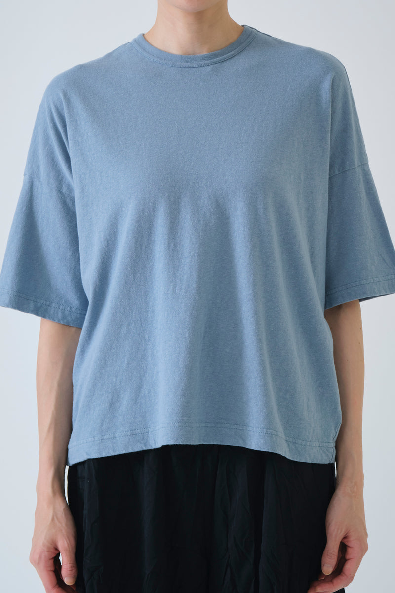 oversize jersey t-shirt blue