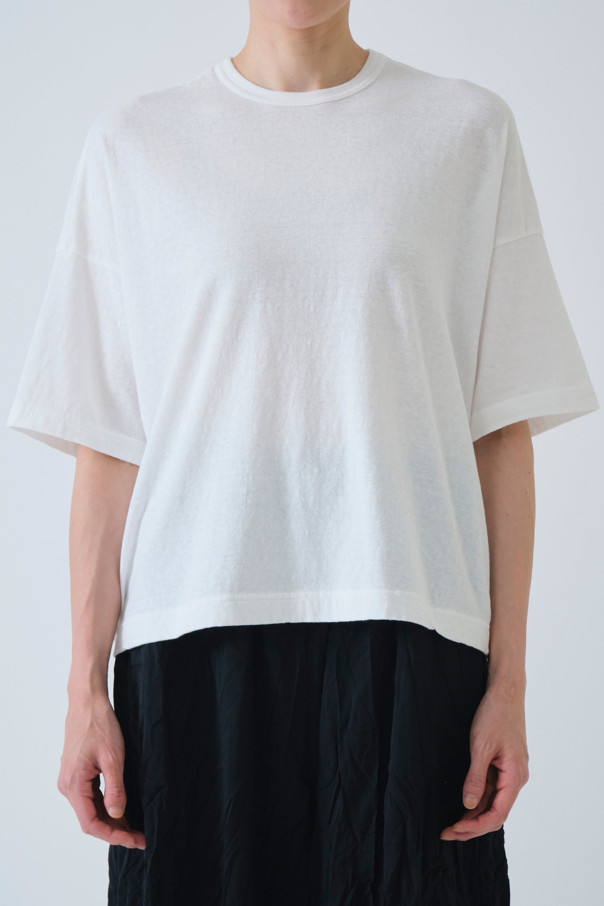 oversize jersey t-shirt white