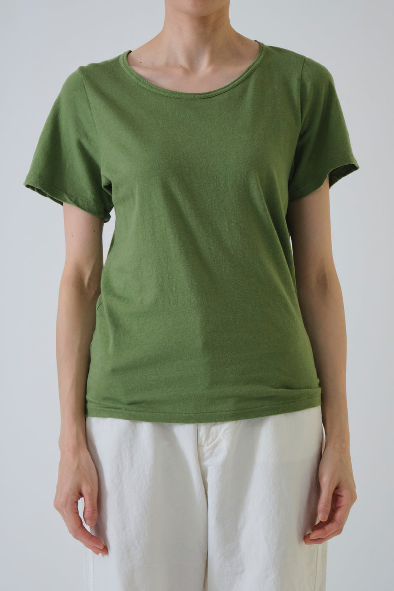 t-shirt ss jersey green