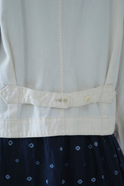 natural denim jacket ivory