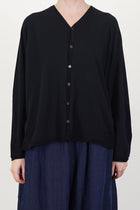 cardigan cotton linen black