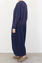 cardigan cotton linen indigo