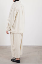 corduroy sarrouel pants ivory
