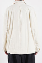 corduroy tailored jacket ivory