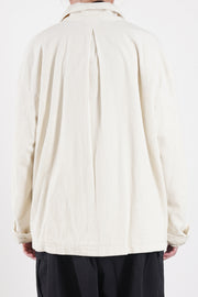 corduroy tailored jacket ivory