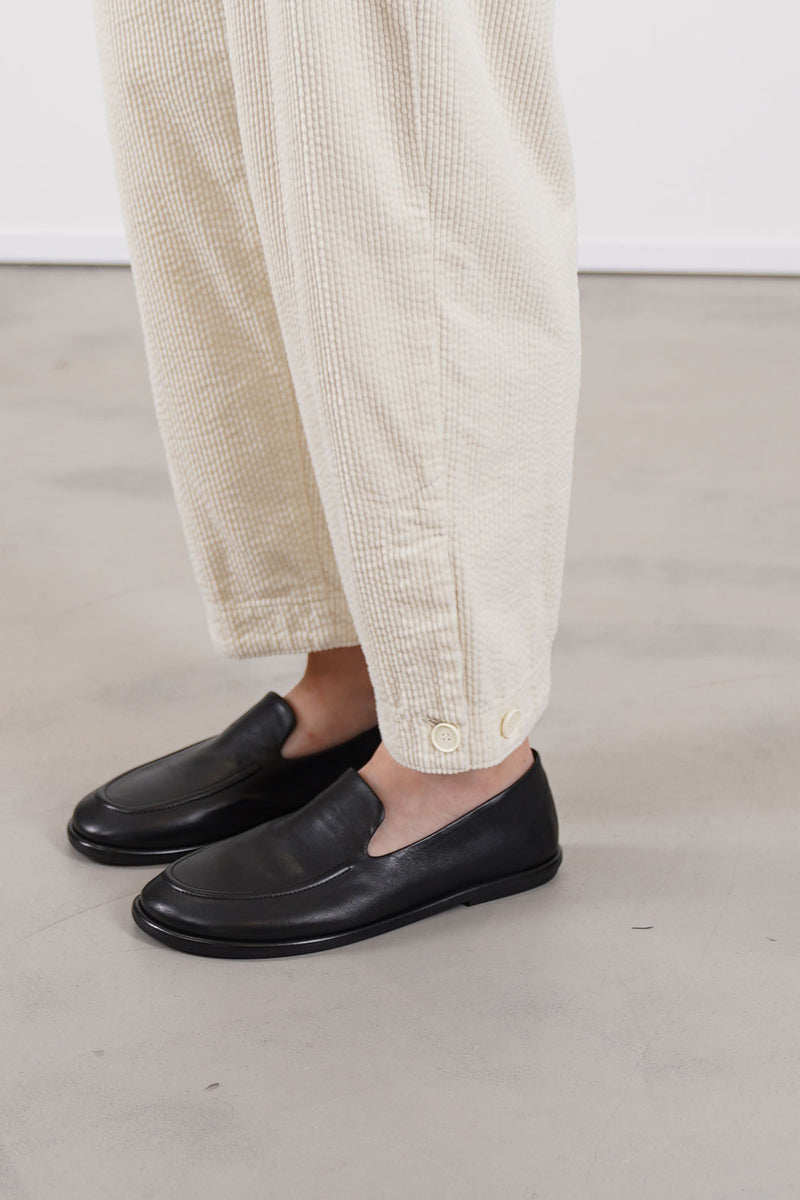 corduroy tapered pants ivory