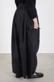 cotton grosgrain cargo pants dark brown