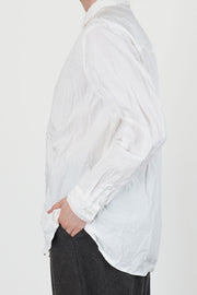 cotton typewriter standard shirt white