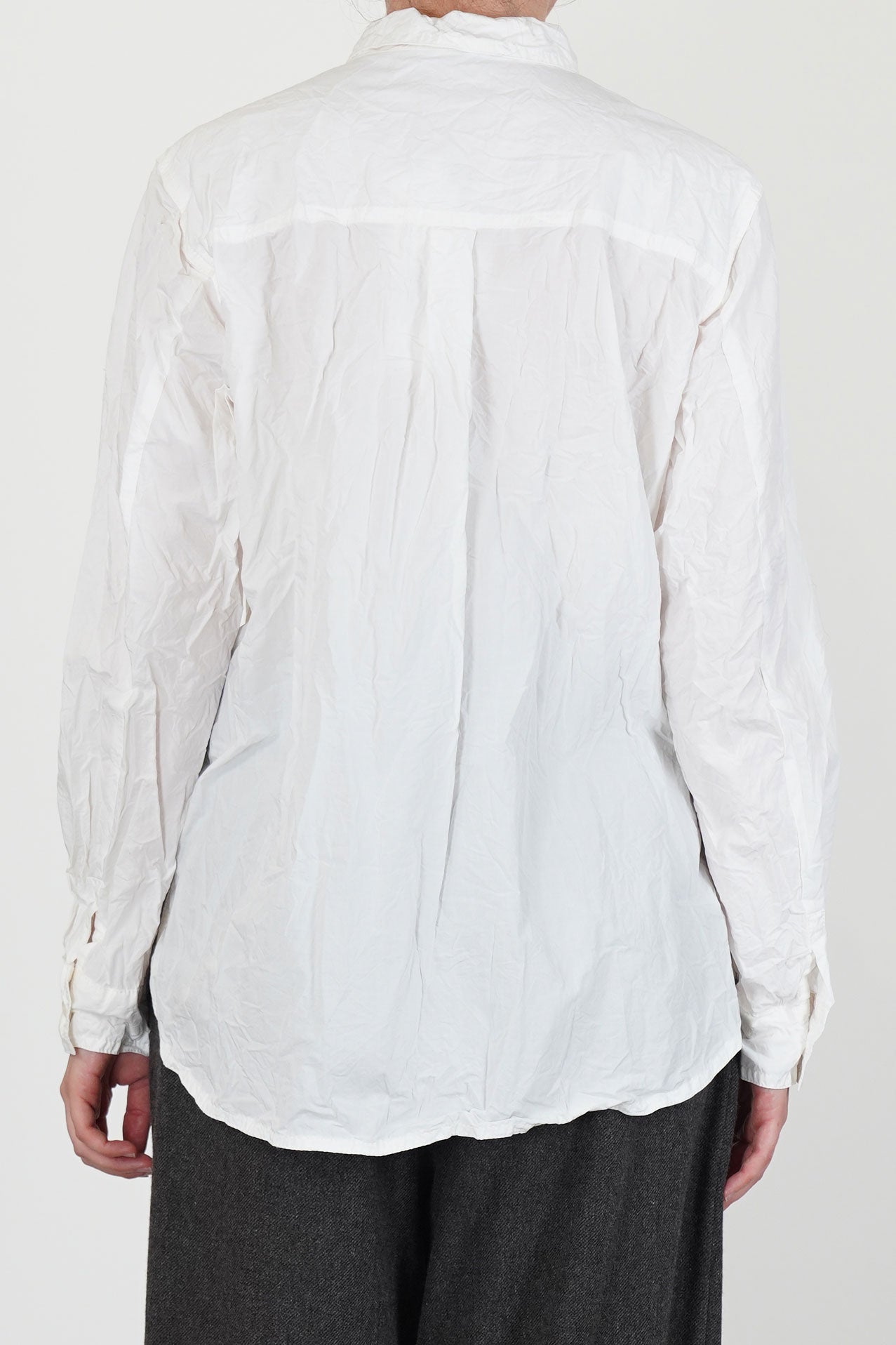 cotton typewriter standard shirt white