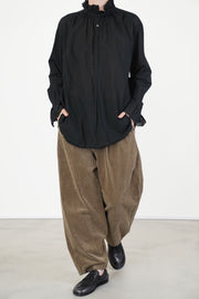 cropped balloon pants beige