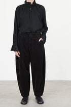 cropped balloon pants brown