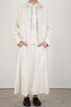 natural denim skirt off-white