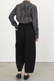 relaxed pants black