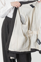 tweed woolen tailored jacket brown