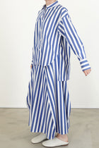 typewriter big shirt blue stripes