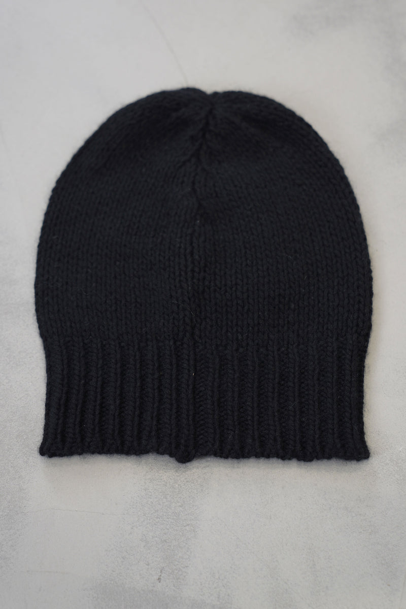 cashmere beanie black