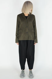 cashmere blazer moss