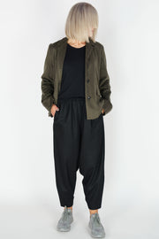 cashmere blazer moss