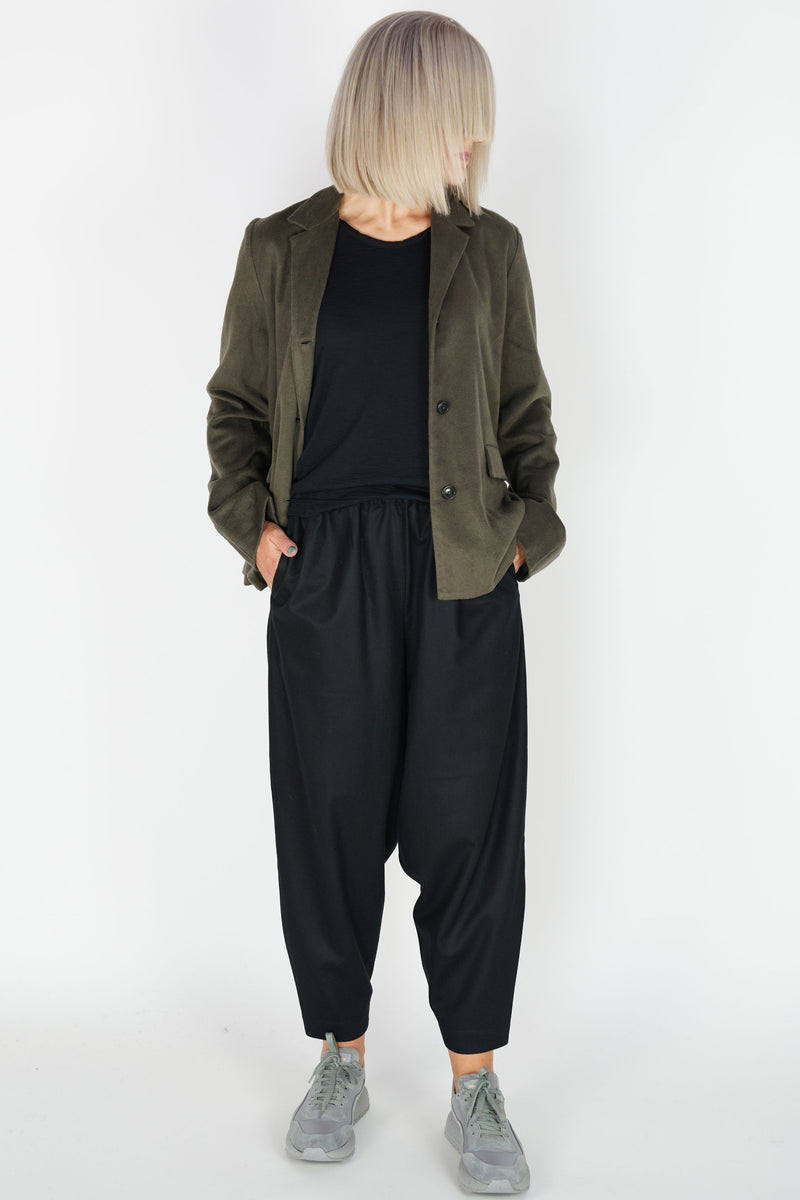 cashmere blazer moss